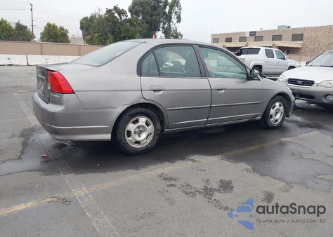 2004 Honda Civic Hybrid from USA, damaged, VIN JHMES96664S018981